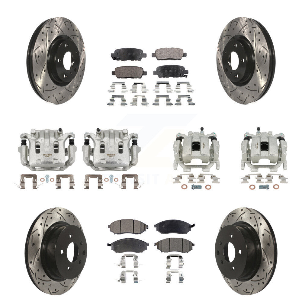 Transit Auto KCD-100331T Disc Brake Kit for 2008-2012 INFINITI EX35 - Front and Rear product image