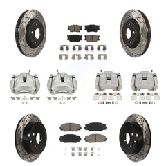 Transit Auto KCD-100332C Disc Brake Kit for 2012-2018 Toyota RAV4 - Front and Rear product image