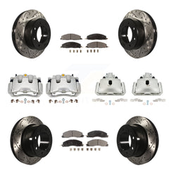 Transit Auto KCD-100332P Disc Brake Kit for 2012 Ram 1500 - Front and Rear product image