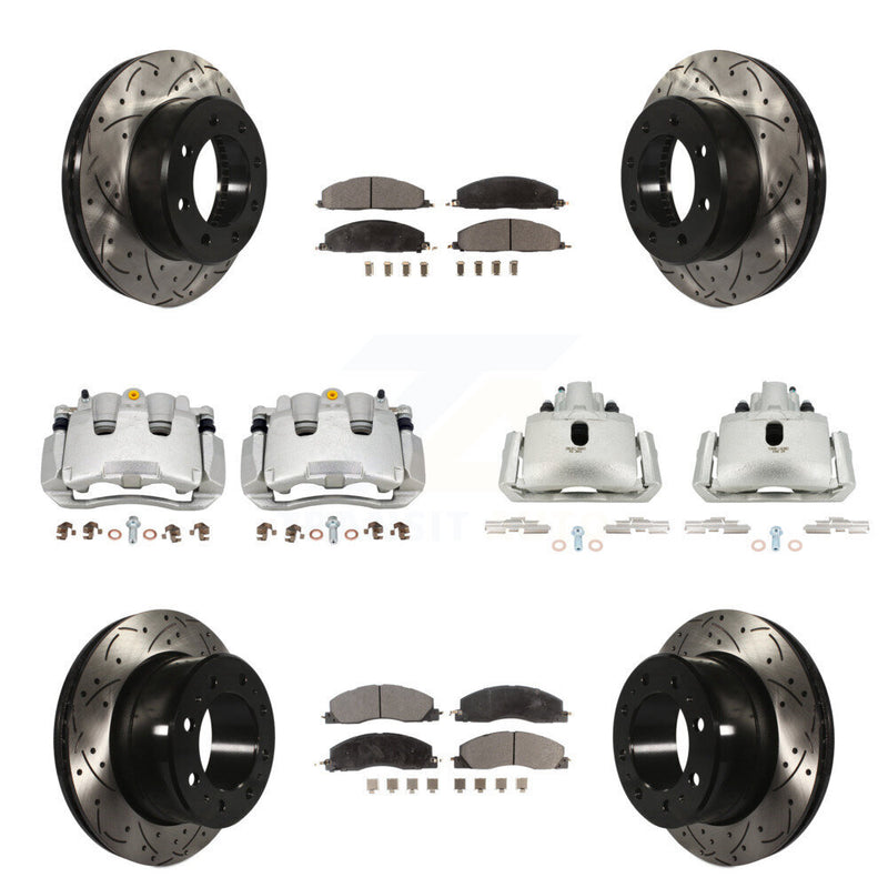Transit Auto KCD-100332P Disc Brake Kit for 2012 Ram 1500 - Front and Rear product image