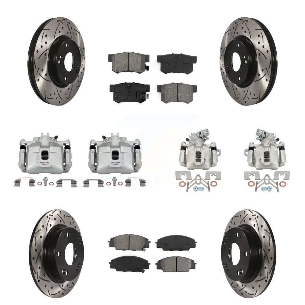 Transit Auto KCD-100332S Disc Brake Kit for 2006-2008 Honda Civic - Front and Rear product image
