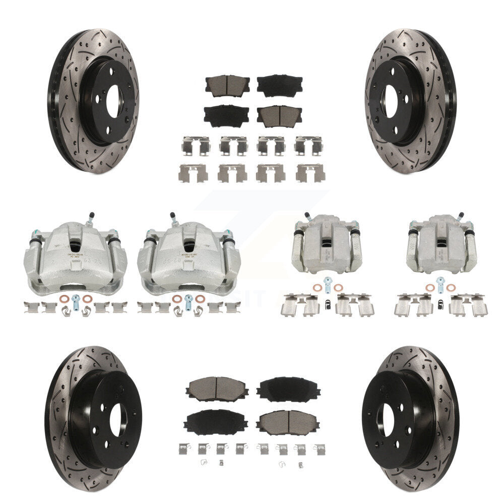 Transit Auto KCD-100333C Disc Brake Kit for 2006-2012 Toyota RAV4 - Front and Rear product image