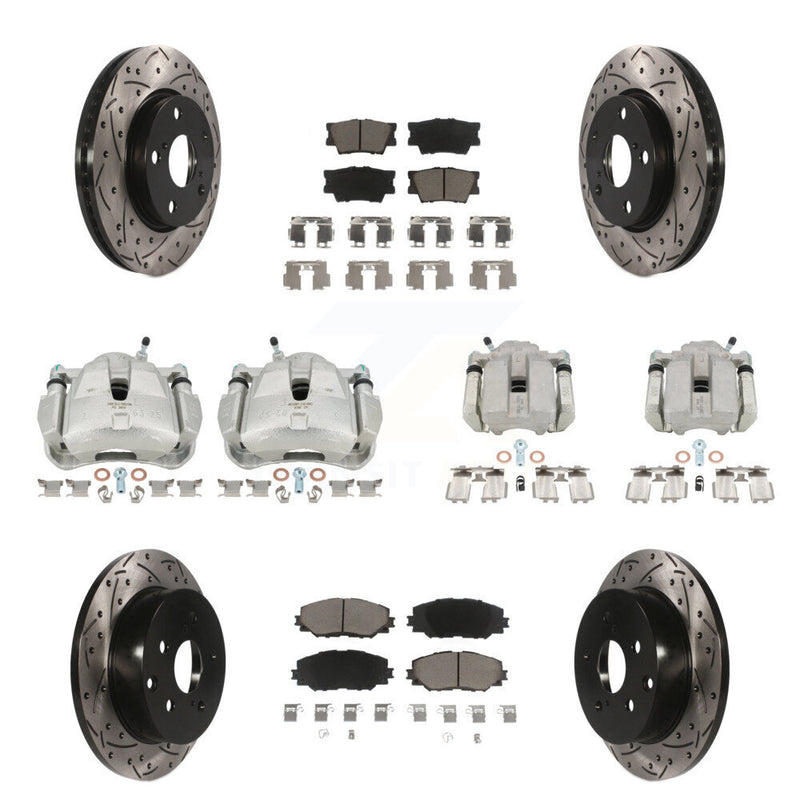 Transit Auto KCD-100333C Disc Brake Kit for 2006-2012 Toyota RAV4 - Front and Rear product image