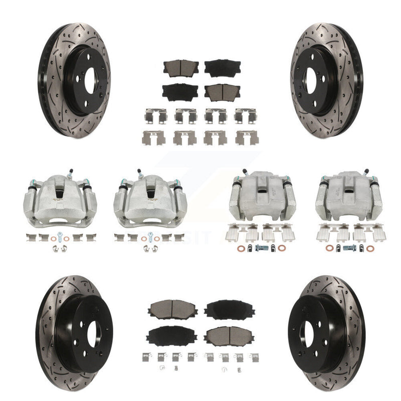 Transit Auto KCD-100334C Disc Brake Kit for 2013-2015 Toyota RAV4 - Front and Rear product image