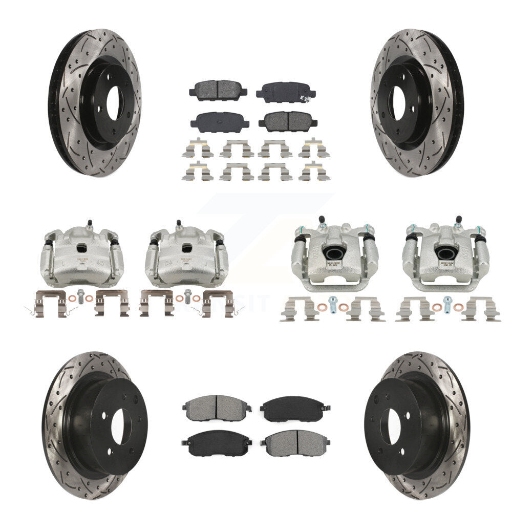 Transit Auto KCD-100335S Disc Brake Kit for 2007-2010 Nissan Sentra - Front and Rear product image