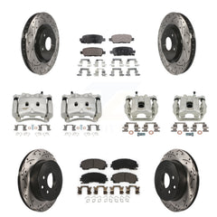 Transit Auto KCD-100335T Disc Brake Kit for 2014-2019 Nissan Rogue - Front and Rear product image