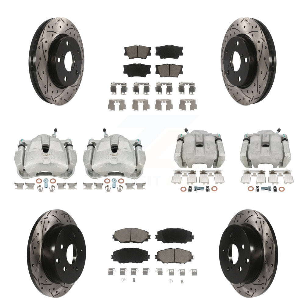 Transit Auto KCD-100336C Disc Brake Kit for 2014-2015 Toyota RAV4 - Front and Rear product image