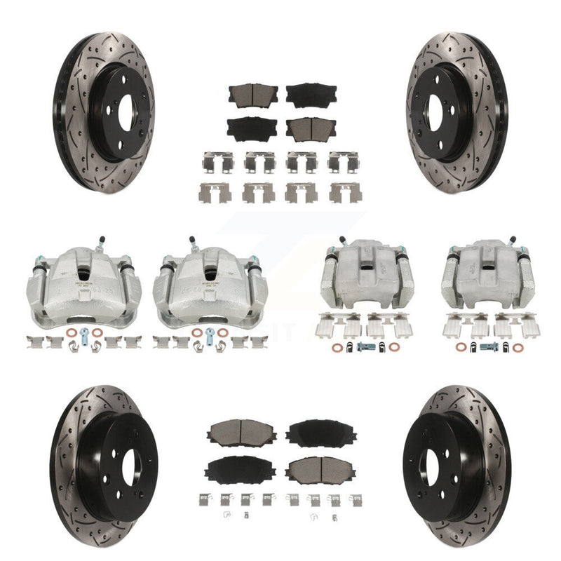 Transit Auto KCD-100336C Disc Brake Kit for 2014-2015 Toyota RAV4 - Front and Rear product image
