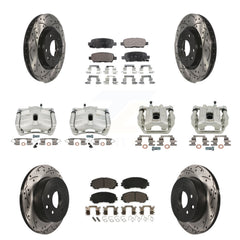 Transit Auto KCD-100336T Disc Brake Kit for 2014-2022 Nissan Rogue, Nissan Rogue Sport - Front and Rear product image