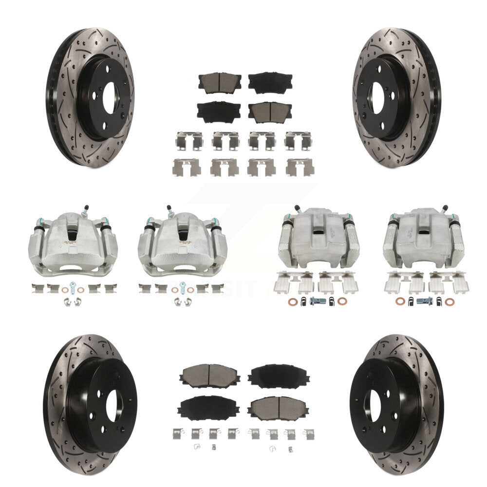 Transit Auto KCD-100337C Disc Brake Kit for 2014-2015 Toyota RAV4 - Front and Rear product image