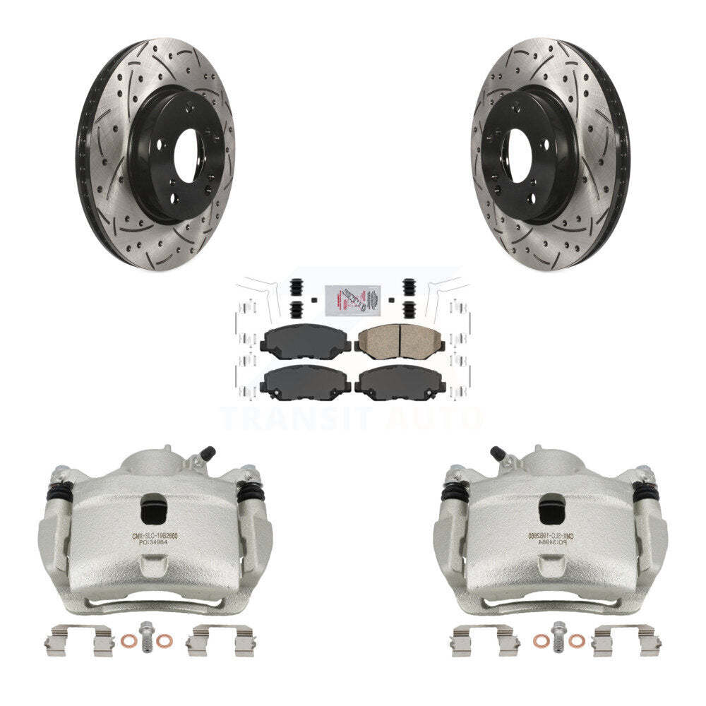 Transit Auto KCD-100337N Disc Brake Kit for 2016-2021 Honda Civic - Front product image