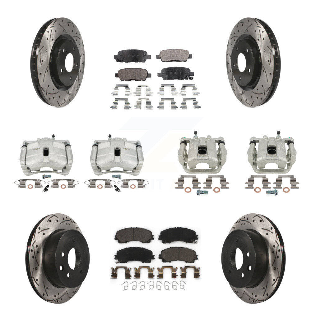 Transit Auto KCD-100337T Disc Brake Kit for 2014-2015 Nissan Rogue - Front and Rear product image