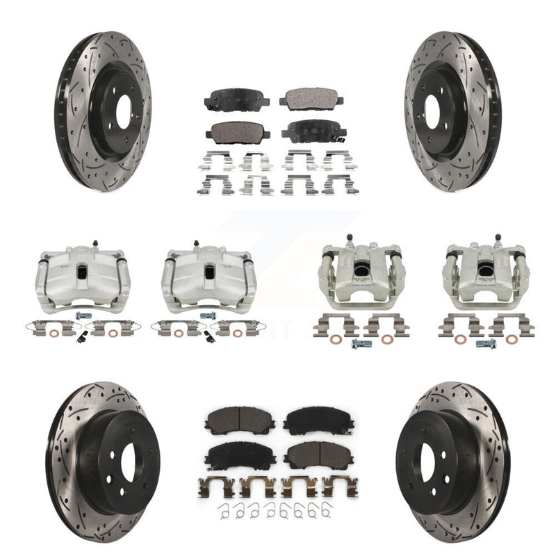 Transit Auto KCD-100337T Disc Brake Kit for 2014-2015 Nissan Rogue - Front and Rear product image