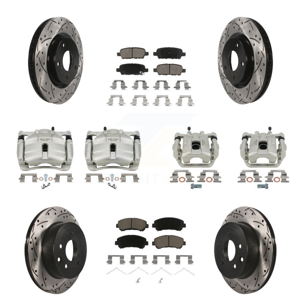 Transit Auto KCD-100338C Disc Brake Kit for 2008-2015 Nissan Rogue Select, Nissan Rogue - Front and Rear product image