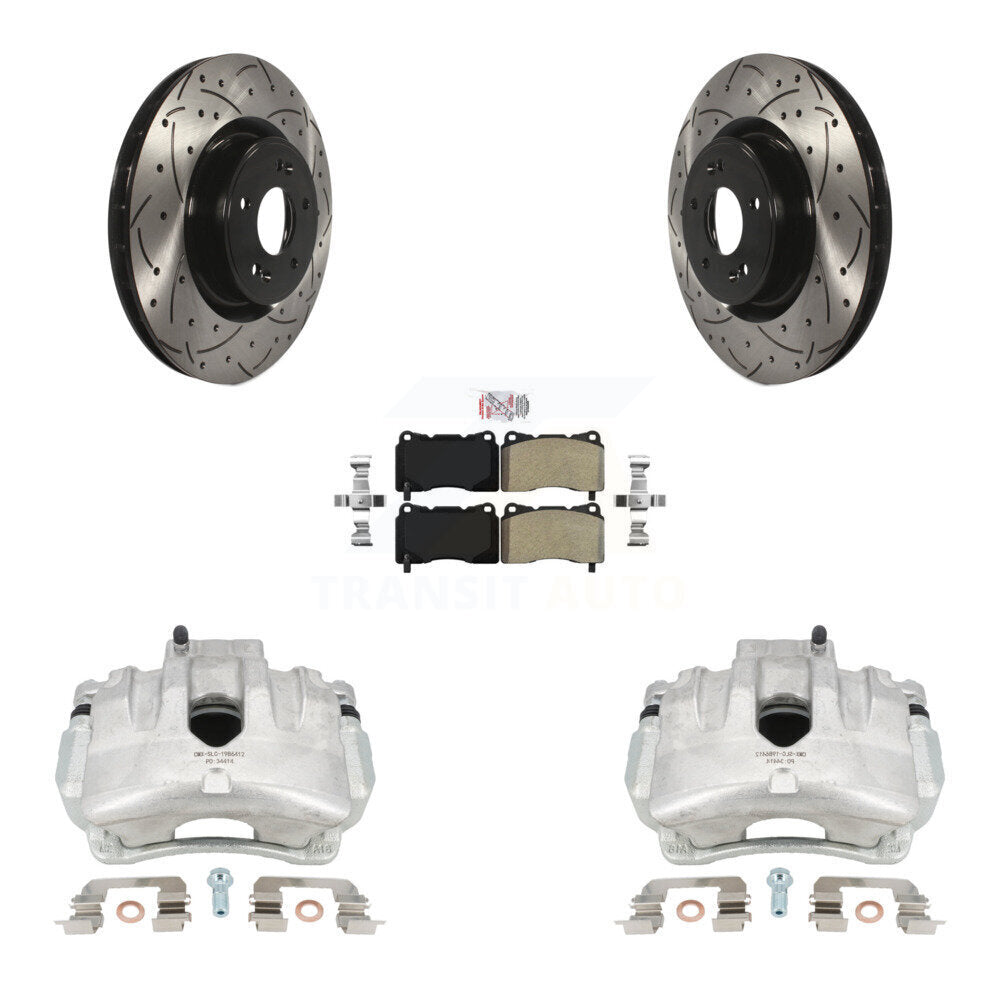 Transit Auto KCD-100338N Disc Brake Kit for 2014-2016 Hyundai Genesis Coupe - Front product image