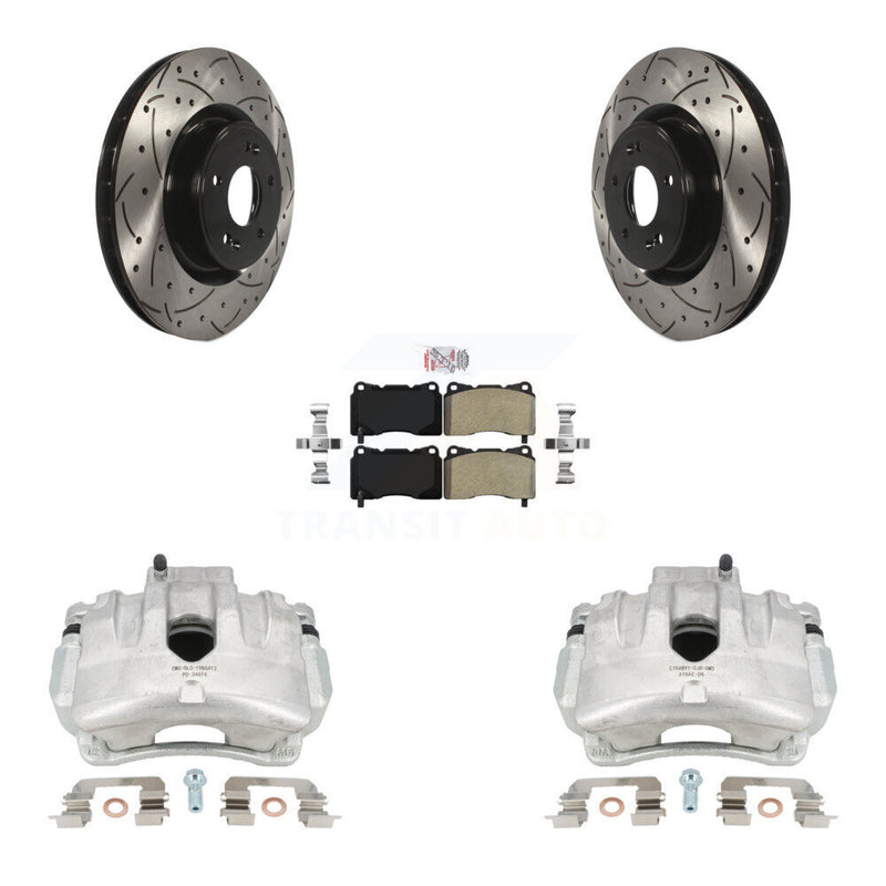 Transit Auto KCD-100338N Disc Brake Kit for 2014-2016 Hyundai Genesis Coupe - Front product image