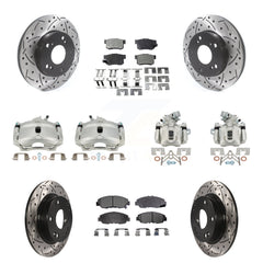 Transit Auto KCD-100338P Disc Brake Kit for 2006-2011 Honda Civic - Front and Rear product image