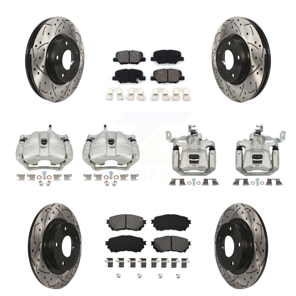 Transit Auto KCD-100338S Disc Brake Kit for 2014-2015 Mazda 6 - Front and Rear product image