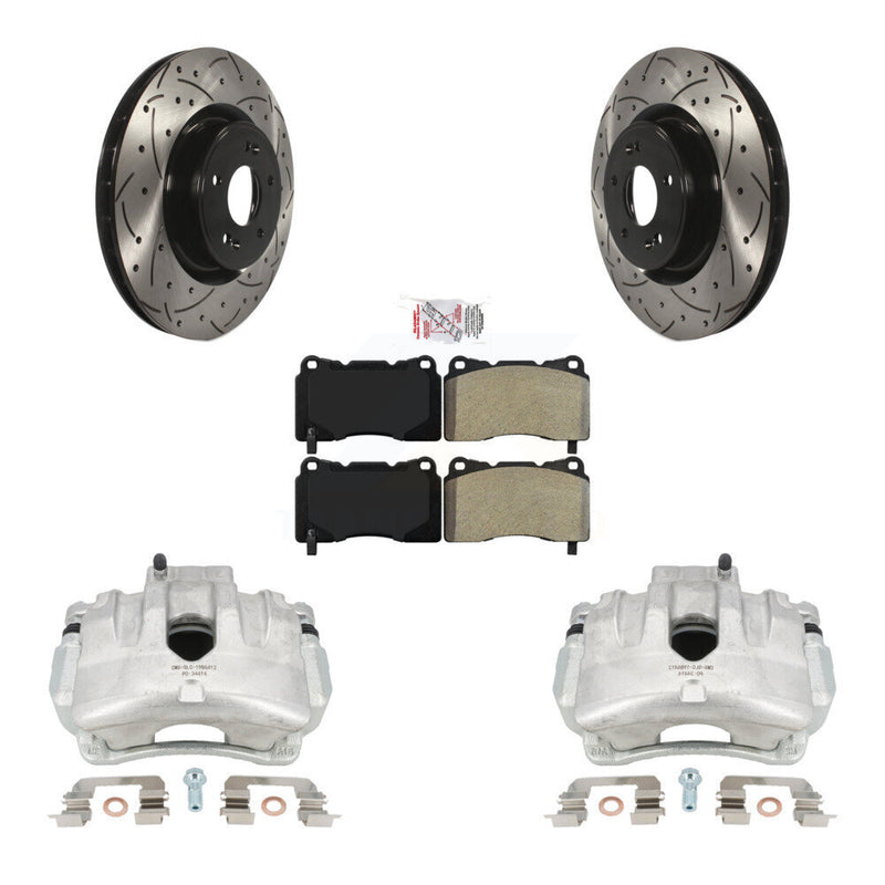 Transit Auto KCD-100339N Disc Brake Kit for 2014-2016 Hyundai Genesis Coupe - Front product image