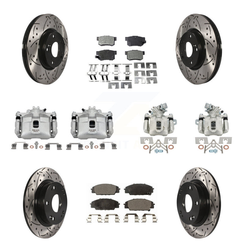 Transit Auto KCD-100339P Disc Brake Kit for 2006-2008 Honda Civic - Front and Rear product image