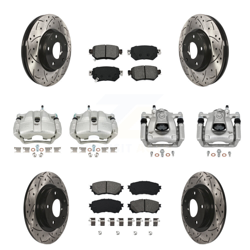 Transit Auto KCD-100339S Disc Brake Kit for 2016-2018 Mazda 6 - Front and Rear product image
