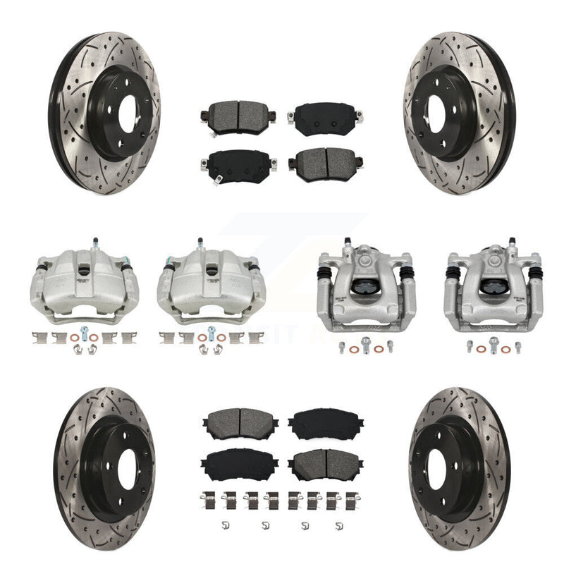 Transit Auto KCD-100339S Disc Brake Kit for 2016-2018 Mazda 6 - Front and Rear product image
