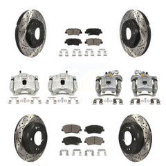 Transit Auto KCD-100340C Disc Brake Kit for 2011-2012 Hyundai Elantra - Front and Rear product image