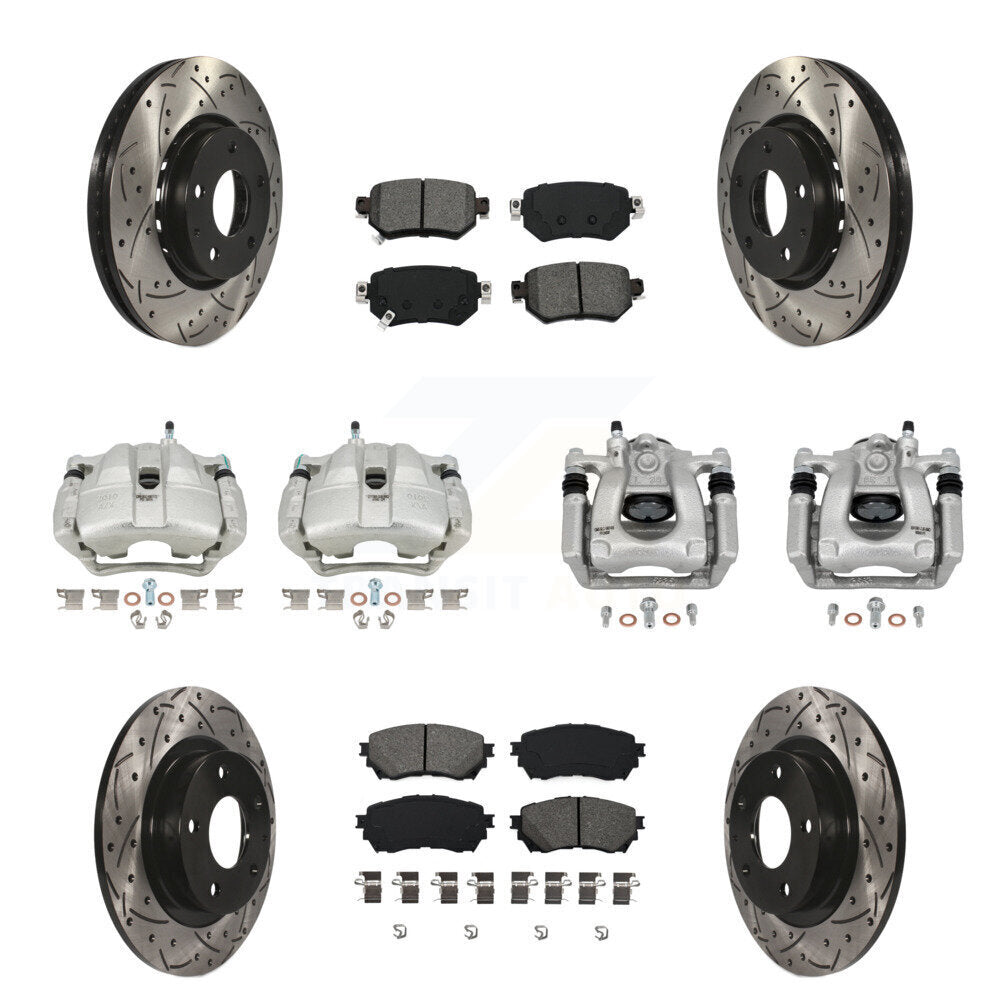 Transit Auto KCD-100340S Disc Brake Kit for 2019-2021 Mazda 6 - Front and Rear product image