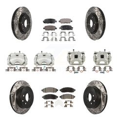 Transit Auto KCD-100340T Disc Brake Kit for 2015 Nissan LEAF - Front and Rear product image