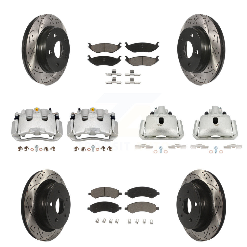 Transit Auto KCD-100341C Disc Brake Kit for 2007-2009 Chrysler Aspen, Dodge Durango - Front and Rear product image
