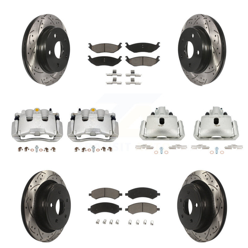 Transit Auto KCD-100341C Disc Brake Kit for 2007-2009 Chrysler Aspen, Dodge Durango - Front and Rear product image