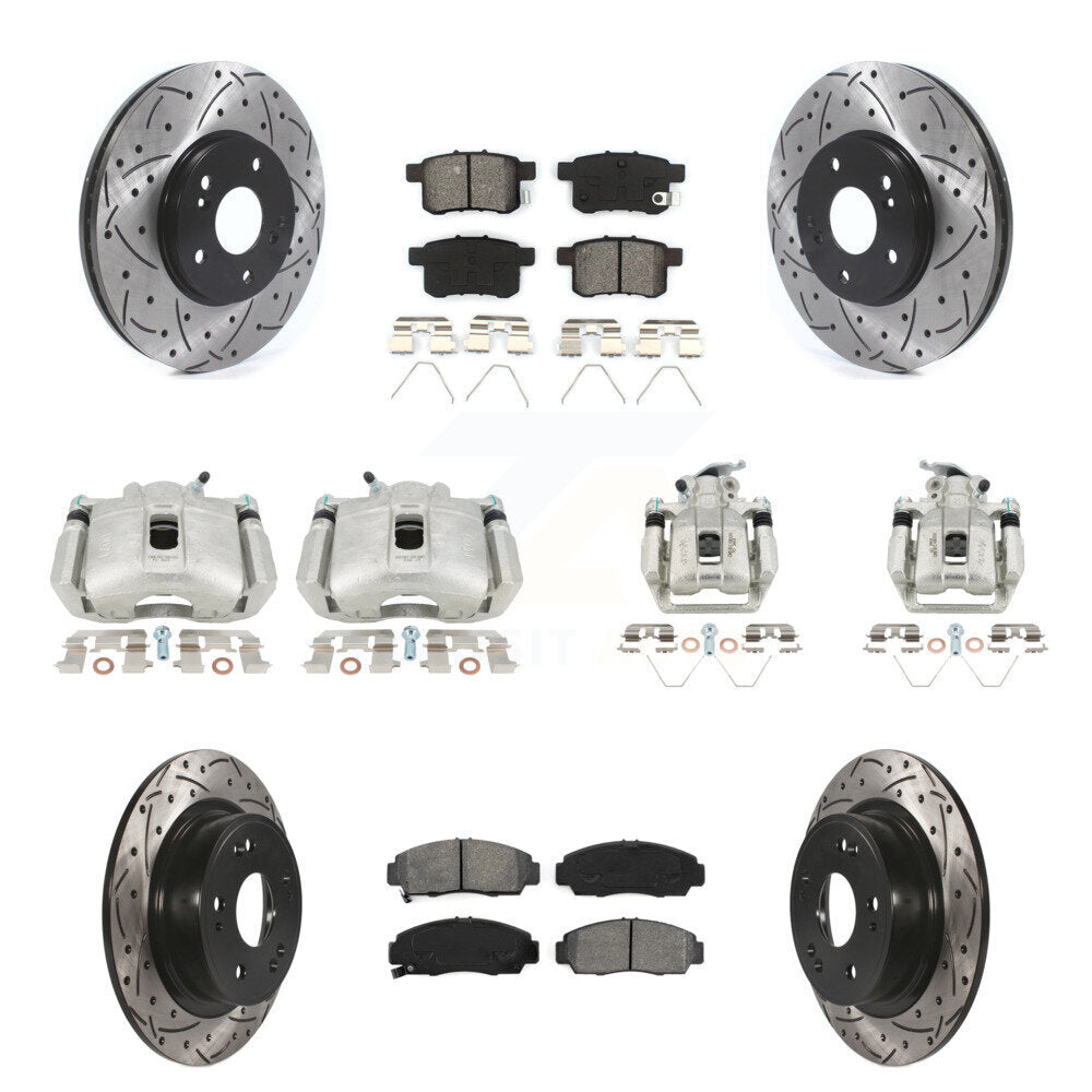 Transit Auto KCD-100341S Disc Brake Kit for 2010-2014 Honda Accord, Acura TSX - Front and Rear product image