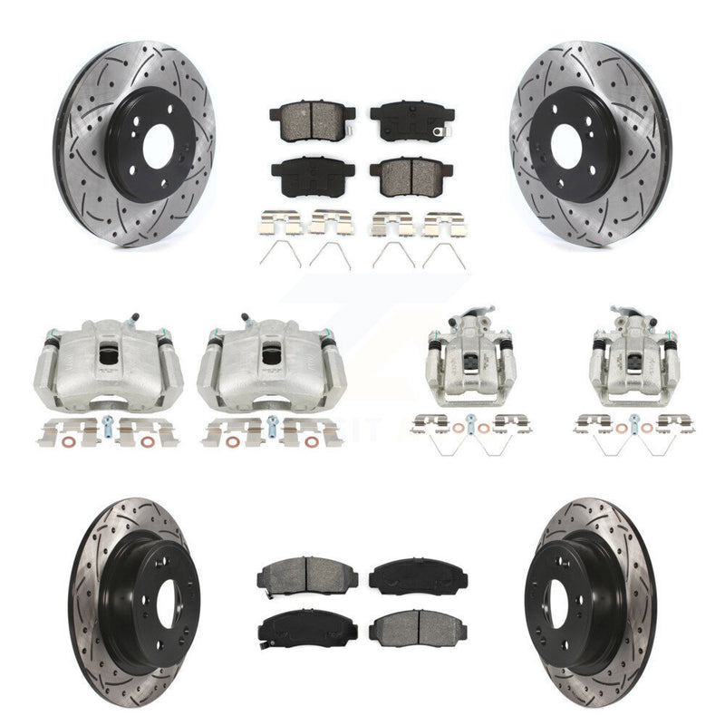 Transit Auto KCD-100341S Disc Brake Kit for 2010-2014 Honda Accord, Acura TSX - Front and Rear product image