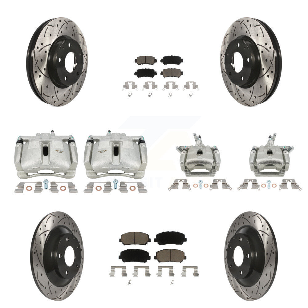 Transit Auto KCD-100342C Disc Brake Kit for 2013-2015 Mazda CX-5 - Front and Rear product image