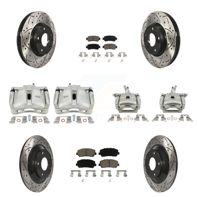 Transit Auto KCD-100342C Disc Brake Kit for 2013-2015 Mazda CX-5 - Front and Rear product image