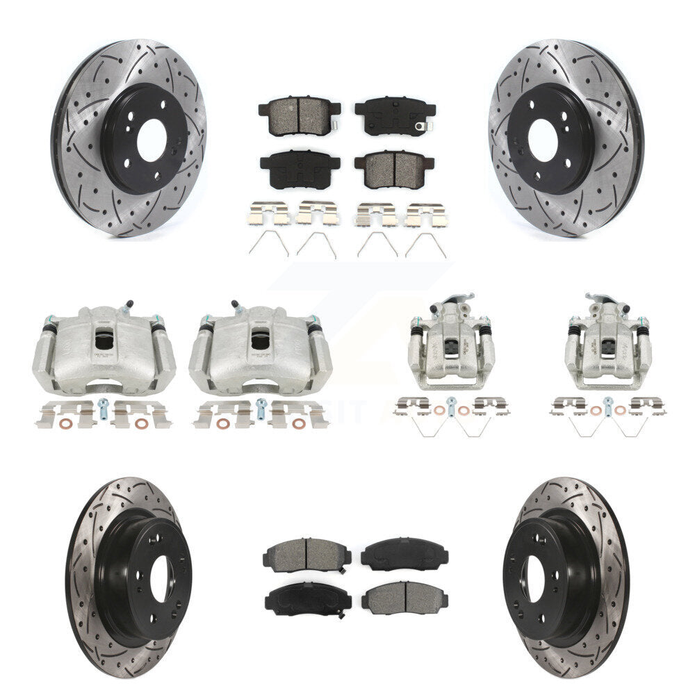 Transit Auto KCD-100343S Disc Brake Kit for 2008-2010 Acura TSX, Honda Accord - Front and Rear product image