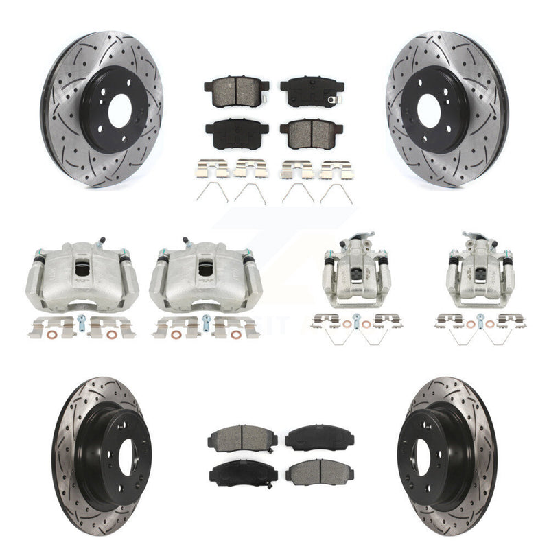 Transit Auto KCD-100343S Disc Brake Kit for 2008-2010 Acura TSX, Honda Accord - Front and Rear product image
