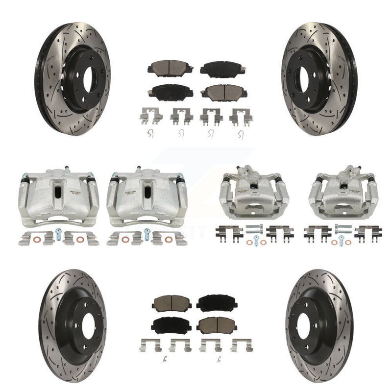 Transit Auto KCD-100344C Disc Brake Kit for 2016-2022 Mazda CX-5 - Front and Rear product image
