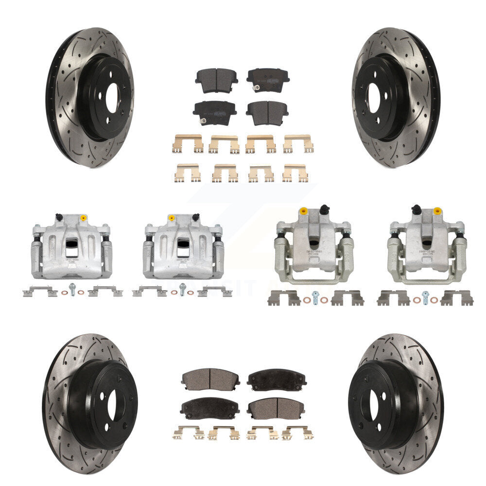 Transit Auto KCD-100344P Disc Brake Kit for 2015-2016 Dodge Charger - Front and Rear product image