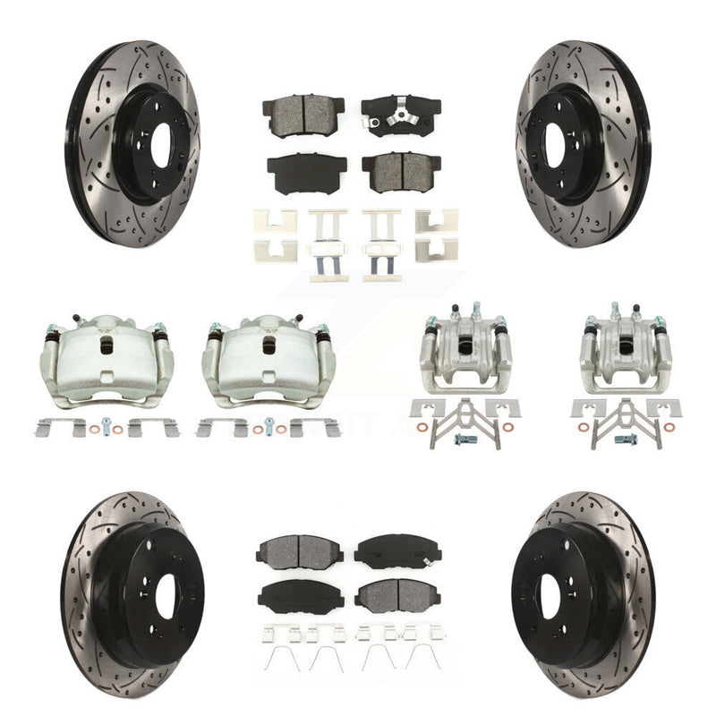 Transit Auto KCD-100344S Disc Brake Kit for 2005-2006 Honda CR-V - Front and Rear product image