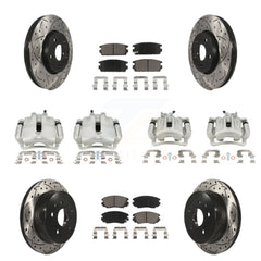 Transit Auto KCD-100345C Disc Brake Kit for 2010-2017 Chevrolet Equinox, GMC Terrain - Front and Rear product image
