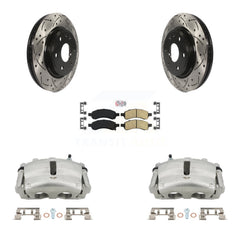 Transit Auto KCD-100345N Disc Brake Kit for 2007-2017 GMC Acadia Limited, Chevrolet Traverse, Buick Enclave & more - Front product image