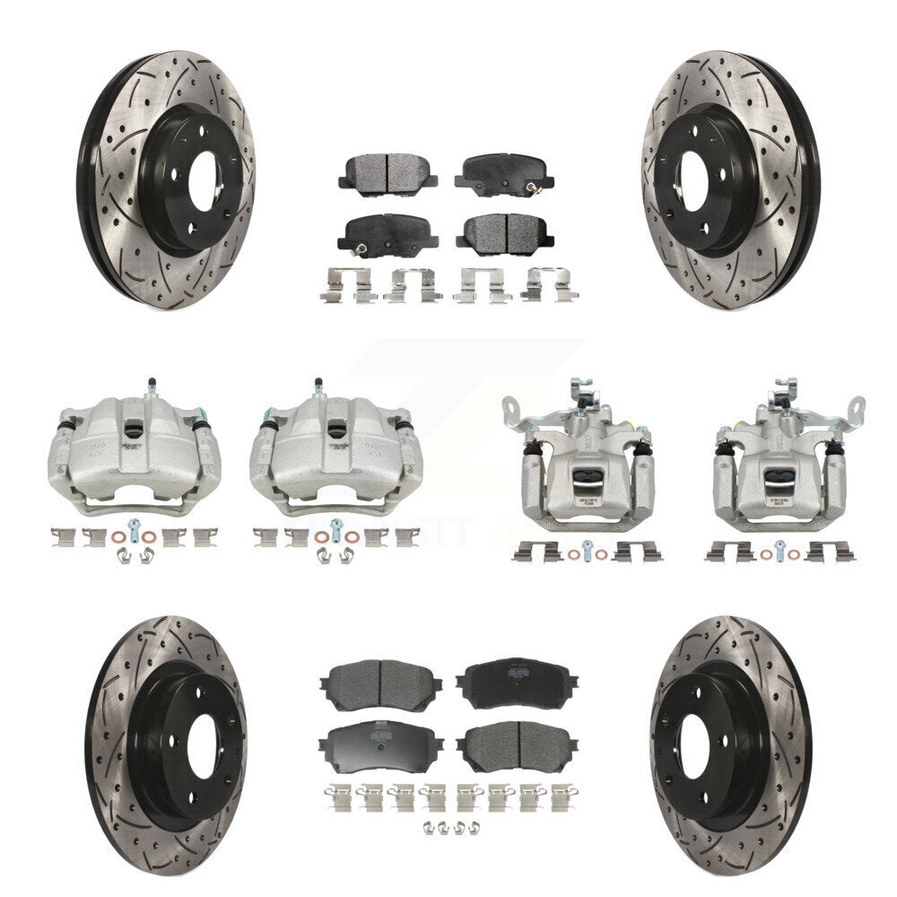 Transit Auto KCD-100345P Disc Brake Kit for 2014-2015 Mazda 6 - Front and Rear product image