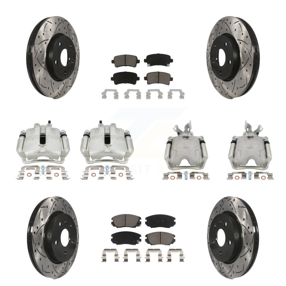 Transit Auto KCD-100346C Disc Brake Kit for 2010-2011 Buick Allure, Buick LaCrosse - Front and Rear product image