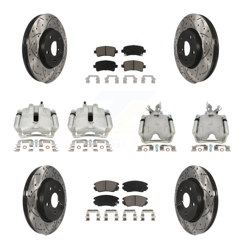 Transit Auto KCD-100346C Disc Brake Kit for 2010-2011 Buick Allure, Buick LaCrosse - Front and Rear product image