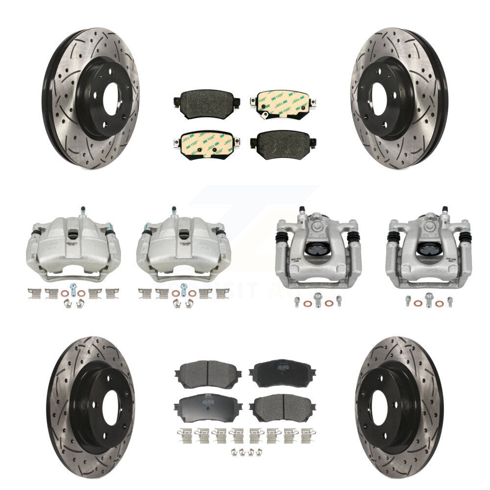 Transit Auto KCD-100346P Disc Brake Kit for 2016-2018 Mazda 6 - Front and Rear product image