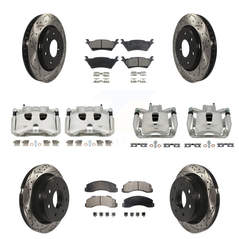 Transit Auto KCD-100346T Disc Brake Kit for 2012-2014 Ford F-150 - Front and Rear product image