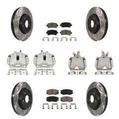 Transit Auto KCD-100347C Disc Brake Kit for 2013-2020 Chevrolet Impala, Chevrolet Malibu - Front and Rear product image