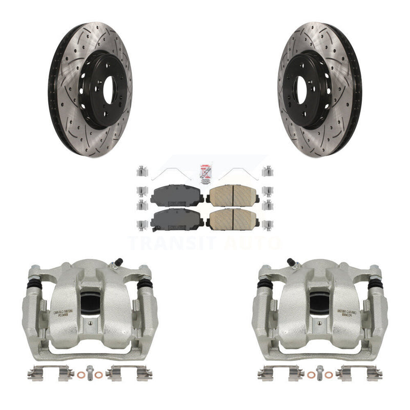 Transit Auto KCD-100347N Disc Brake Kit for 2016-2018 Acura RDX - Front product image