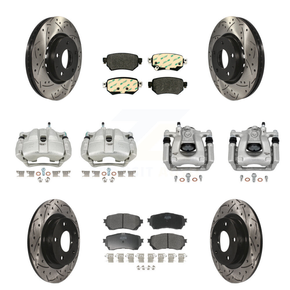 Transit Auto KCD-100347P Disc Brake Kit for 2019-2021 Mazda 6 - Front and Rear product image